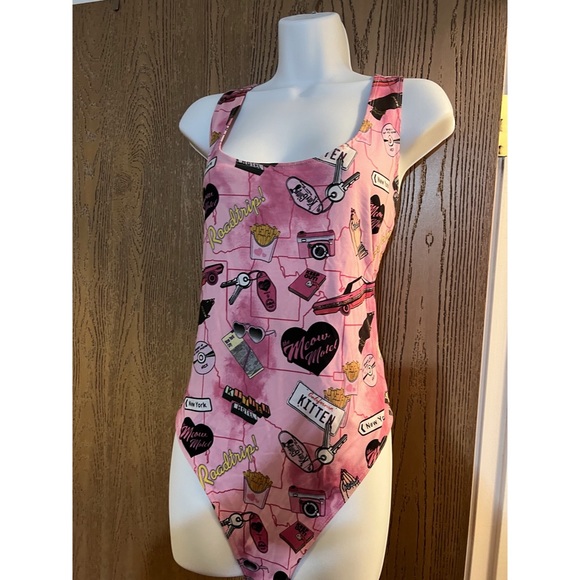 F21 Limited Edition Pink Bodysuit - Picture 2 of 2